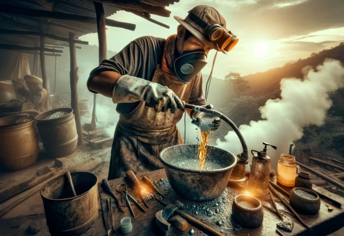 El mercurio en la minería artesanal: un peligro para la salud y el medio ambiente